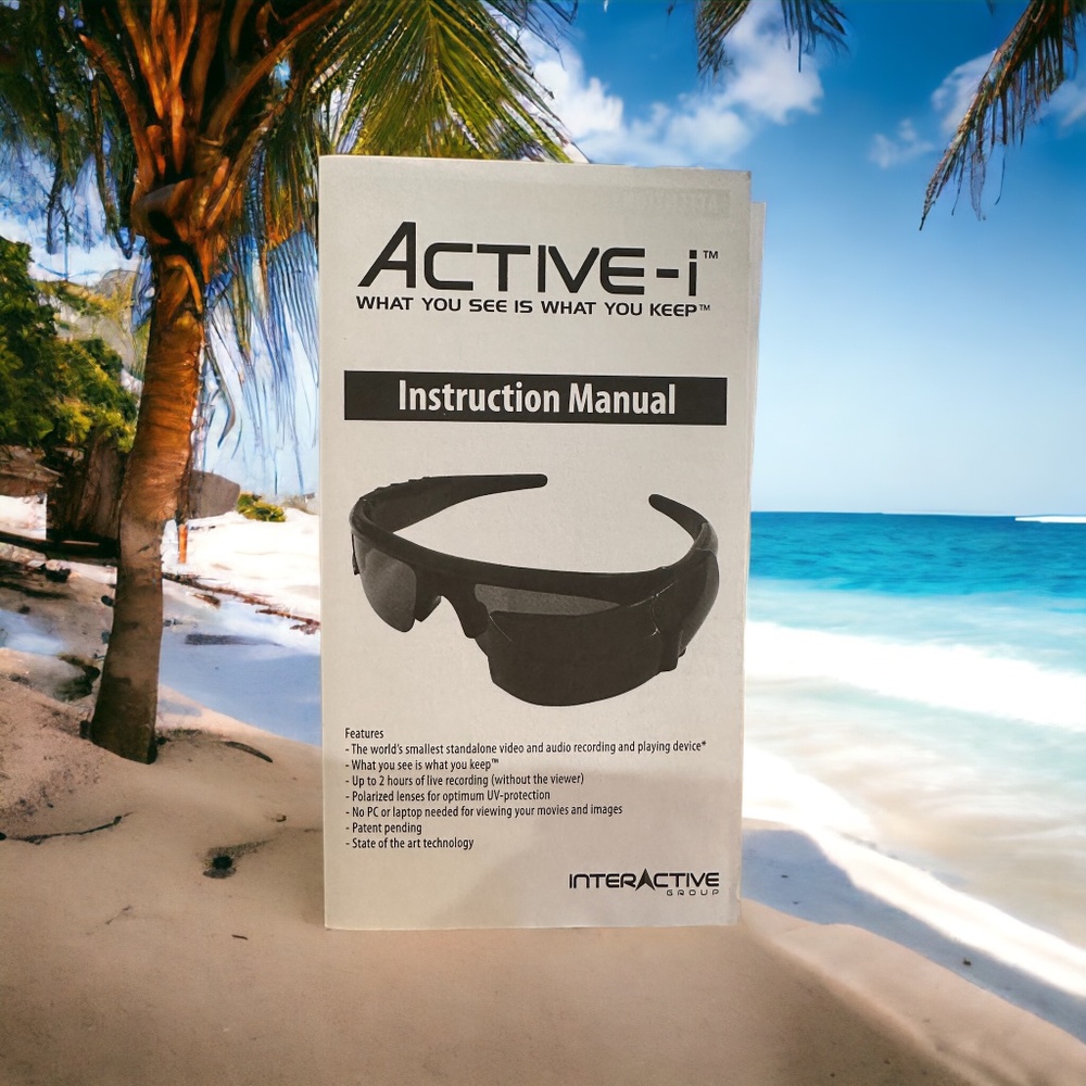 ACTIVE-i Built-in Video & Audio Recording Sunglasses